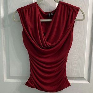 Love + Haight Sparkly Red Dressy Tank Top